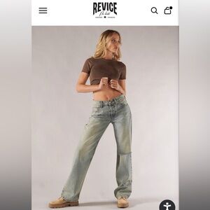 Revice B Special Denim Jeans ripped distressed